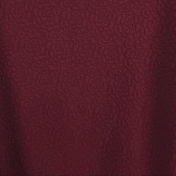 ANTHROPOLOGIE Mare Mare Odila Rose Quilted Mini Dress Burgundy Size XS - Picture 13 of 16